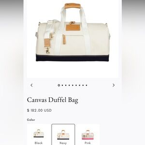 Canvas wax Duffel Bag MGM RESORTS international edition